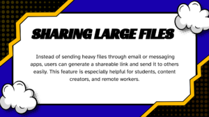 sharing large file Uses of Terabox Mod APK