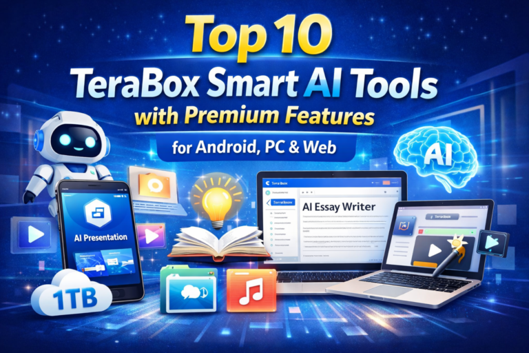 10 Best TeraBox Smart AI Toolkit with Premium Features for Android & PC/Web