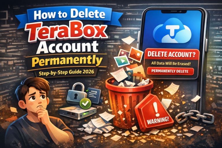 How to Permanently Delete Your TeraBox Account