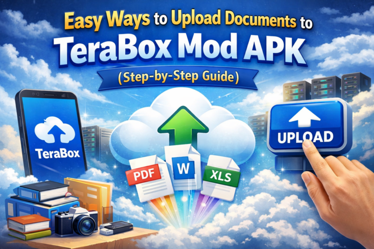 Easy Ways to Upload Documents to TeraBox Mod APK