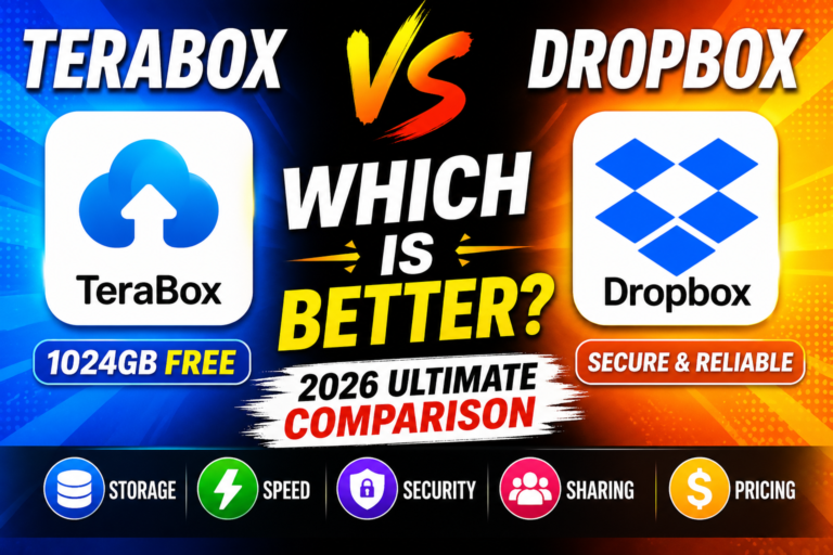 TeraBox vs Dropbox: Ultimate 2026 Cloud Storage Comparison