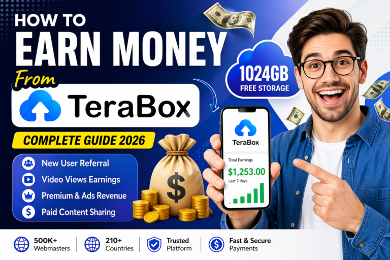 How to Earn Money from TeraBox in 2026 (Complete Referral Program Guide)
